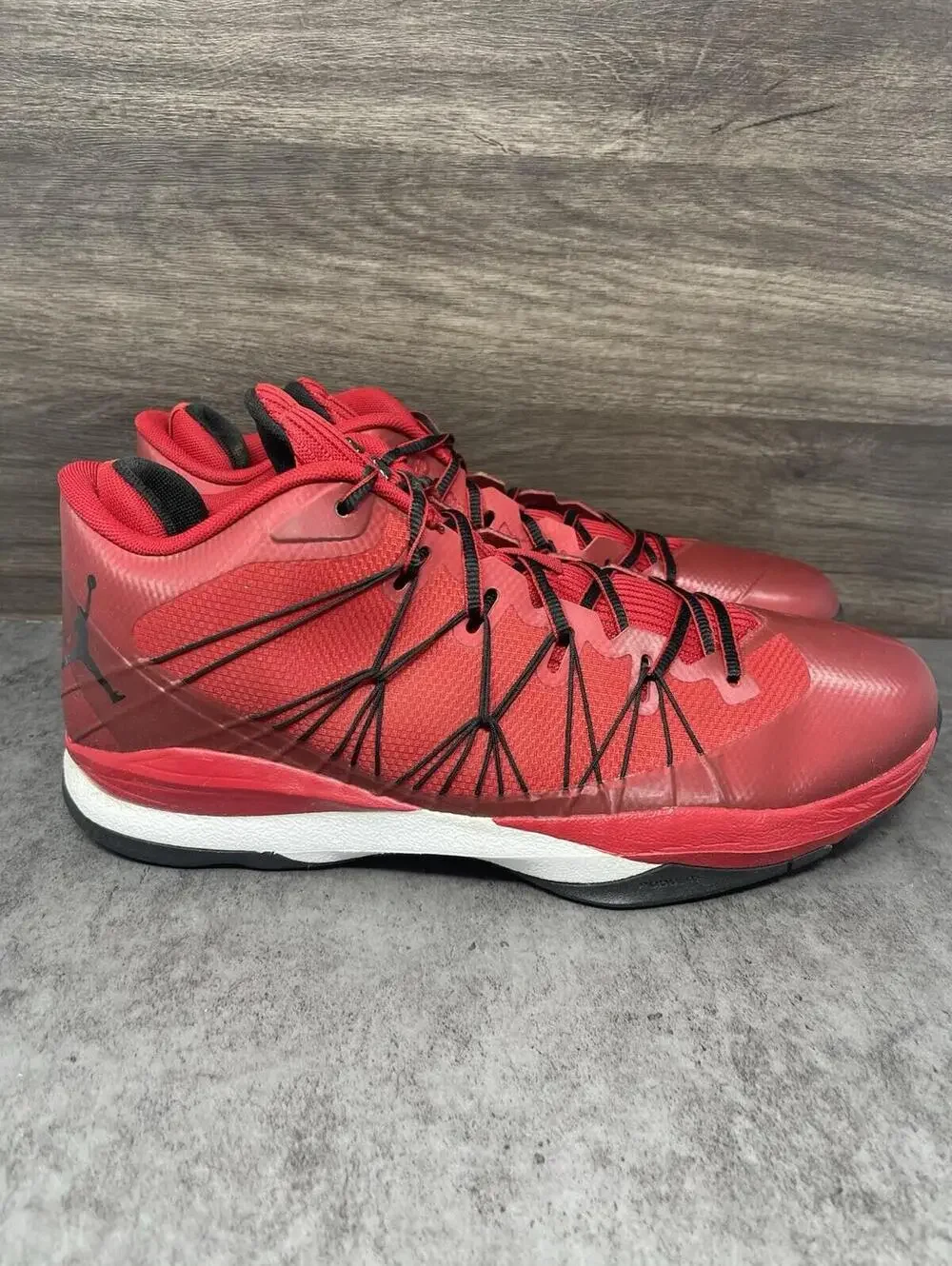Air Jordan CP3 VII Sneakers Mens Size 13 Basketball Red Black 644805-601